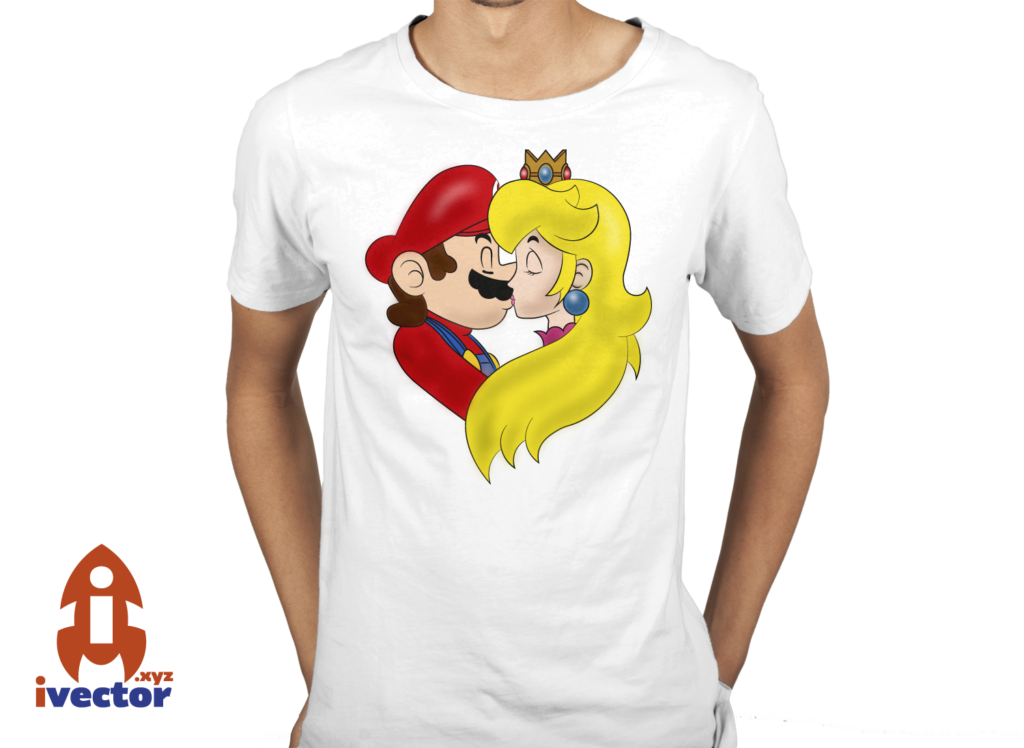mario-and-peach-besandose-vector-1024x748 Mario Bros and Peach Beso amor Vector Eps Pdf GRATIS