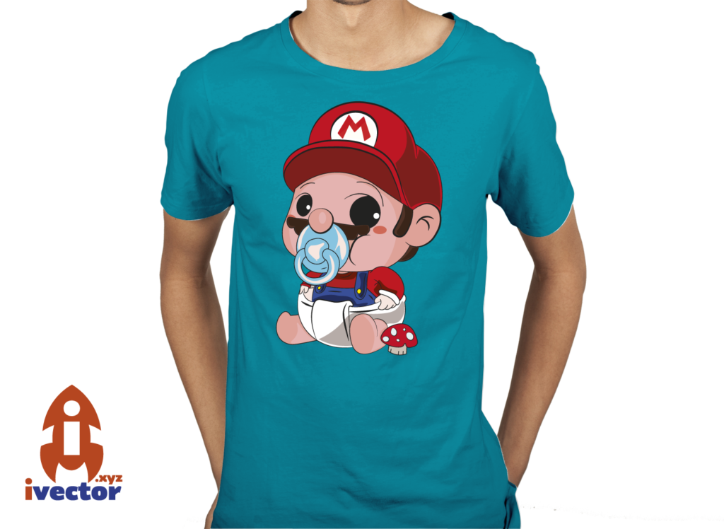 mario-baby-bro-celeste-1024x748 Mario Baby Bros Vector Editable