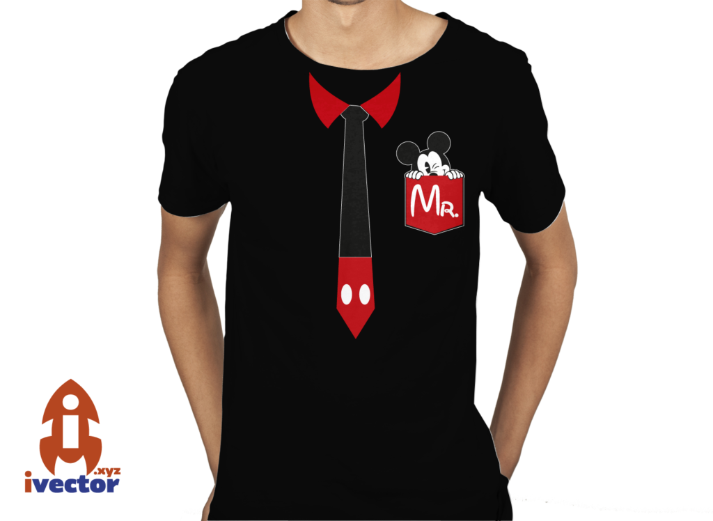 mickey-and-minnie-corbata-playera-1-1024x748 Corbata Minnie and Mickey Pareja vector