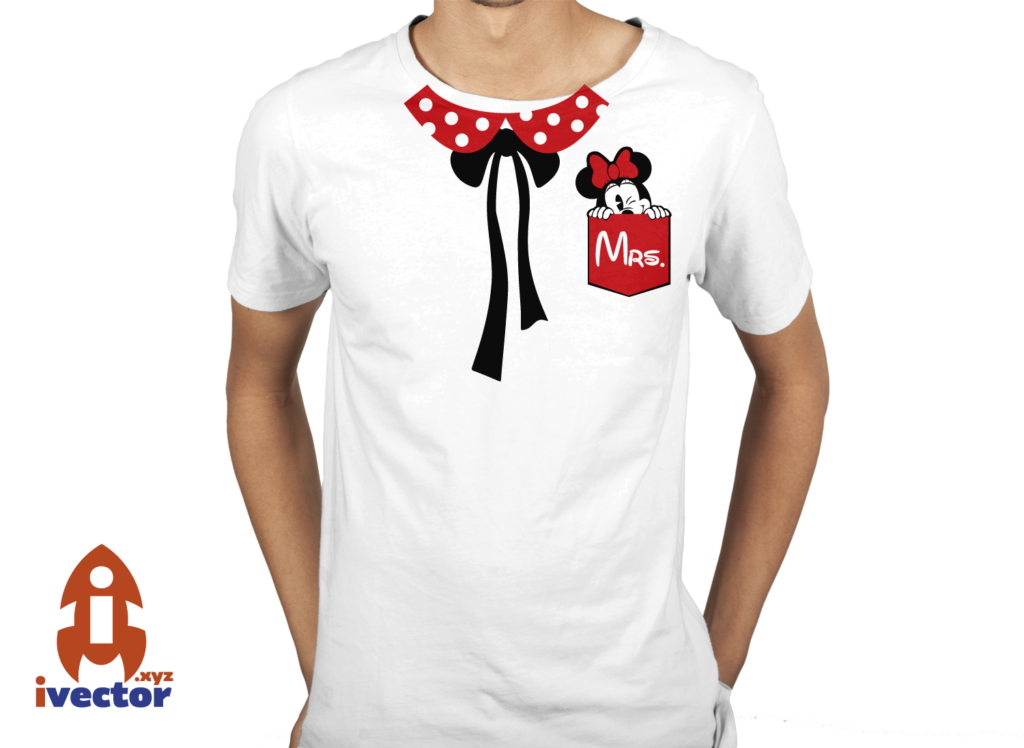 mickey-and-minnie-corbata-playera-2-1024x748 Corbata Minnie and Mickey Pareja vector