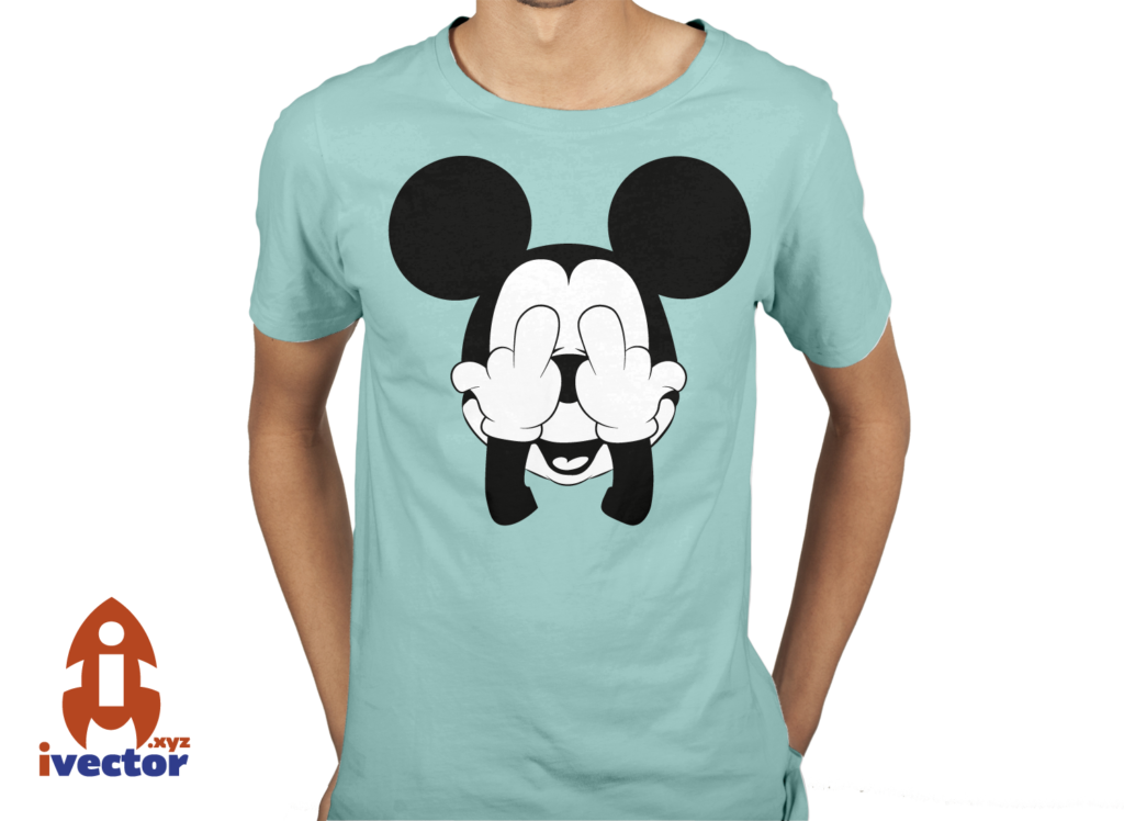 mickey-obseno-playera6-1024x748 Mickey Mouse Seña Obcena vector