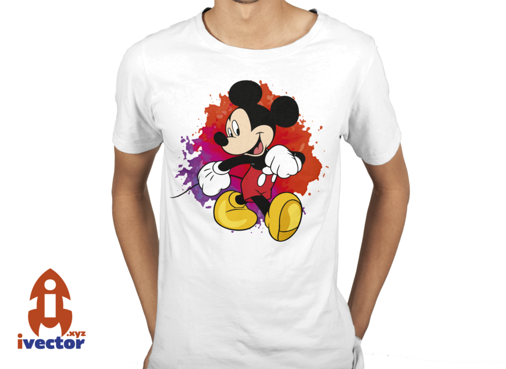 mickey-tinta-playera-1024x748 Mickey Mouse fondo tinta vector