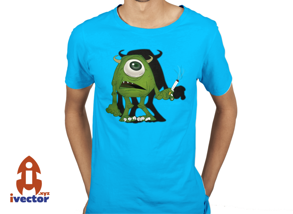 mike-wasosky-playera-4-1024x748 Mike Wazowski fumando vector eps PSD