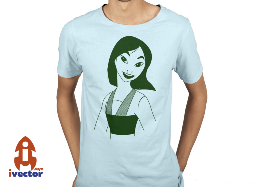 mulan-corte-vinil-playera-1-1-1024x748 Princesa Mulan Corte Vinil Vector