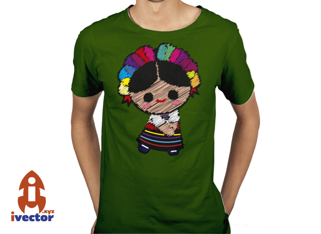 munequita-mexican-vector-eps-pdf-01-playera-3s-1024x748 Muñequita tradicional Meciana Viva México Eps Pdf