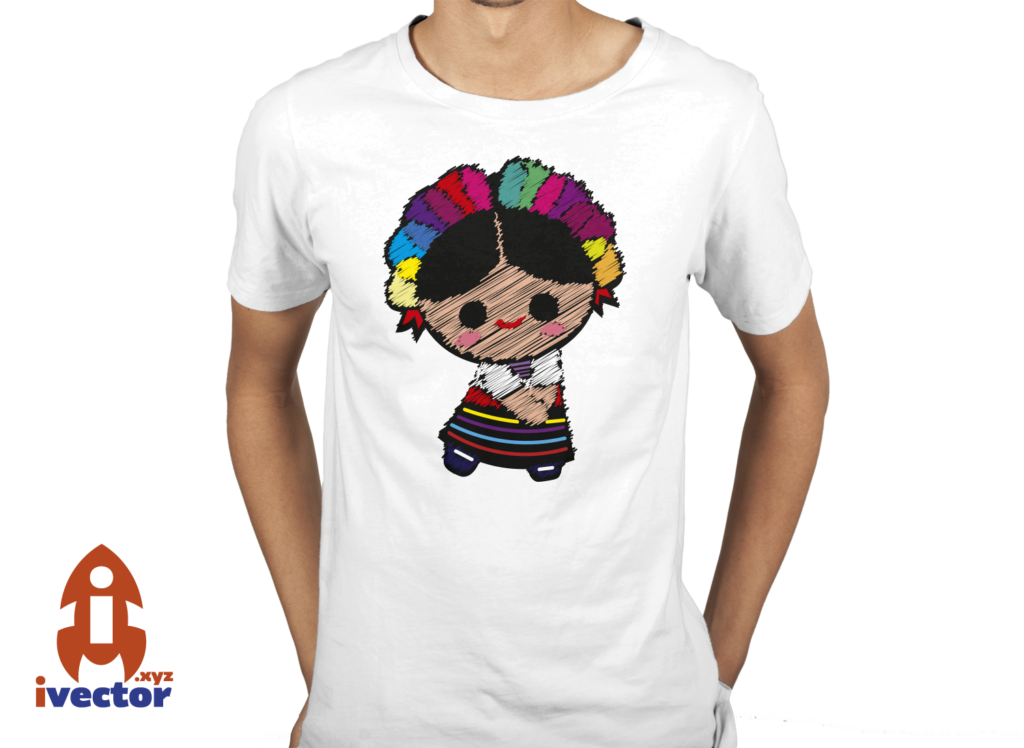 munequita-mexican-vector-eps-pdf-01-playera1-1024x748 Muñequita tradicional Meciana Viva México Eps Pdf