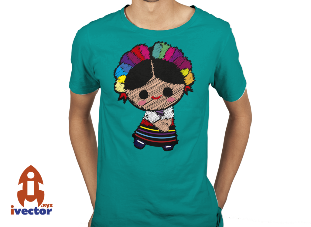 munequita-mexican-vector-eps-pdf-01-playera4-1024x748 Muñequita tradicional Meciana Viva México Eps Pdf
