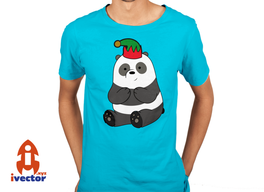 osonavidadcelestepanda Panda Navideño The Bears|  Vector Navidad