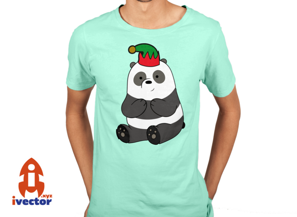 osonavidadmentapand Panda Navideño The Bears|  Vector Navidad