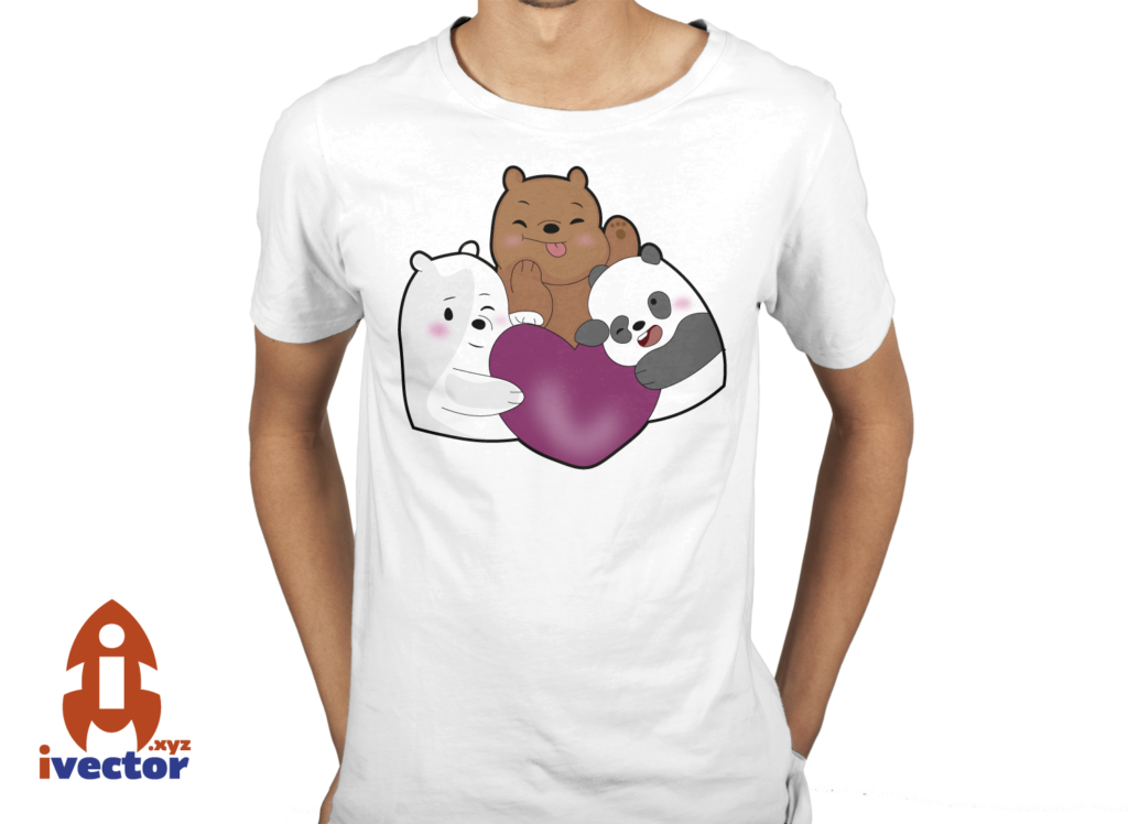 osos-escandalosos-abrazando-corazon-playera-2-1024x748 Osos sosteniendo Corazón PDF Eps