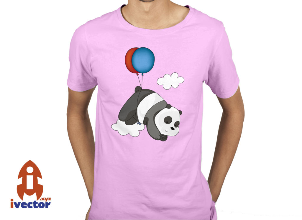 panda-flotando-con-globos-vector-playera-2-1024x748 Panda Flotando con globo vector eps PDF