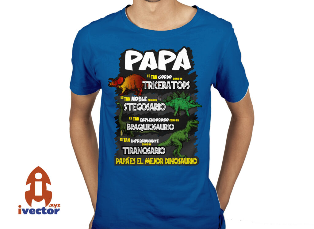 papa-es-el-mejor-dinosaurio-playera-2-1024x748 PAPÁ ES EL MEJOR DINOSARIO VECTOR EPS PDF
