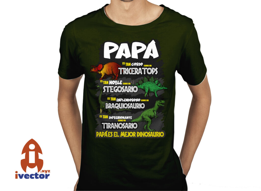 papa-es-el-mejor-dinosaurio-playera-5-1024x748 PAPÁ ES EL MEJOR DINOSARIO VECTOR EPS PDF