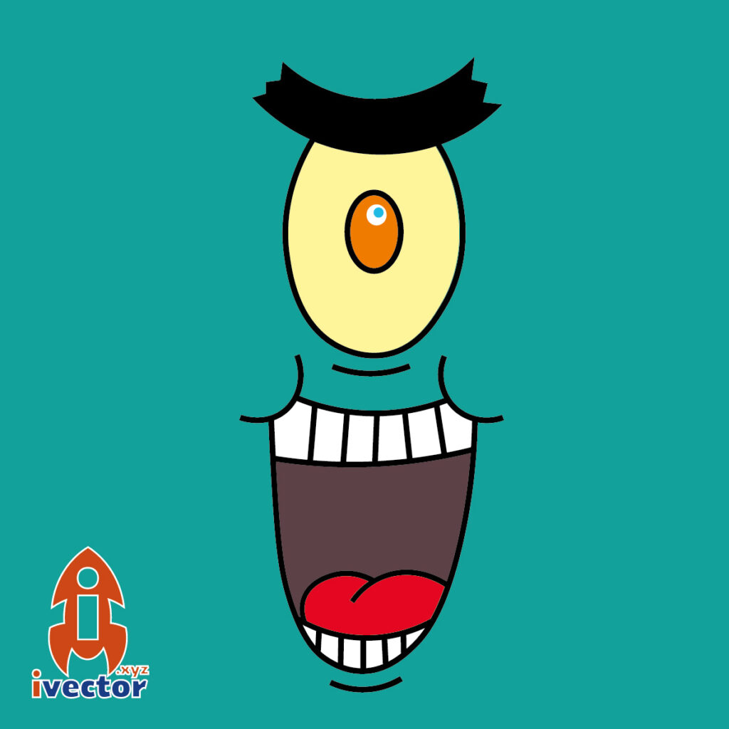 plankton-vector-01-1024x1024 Plankton Carita corte vinil Eps PDF