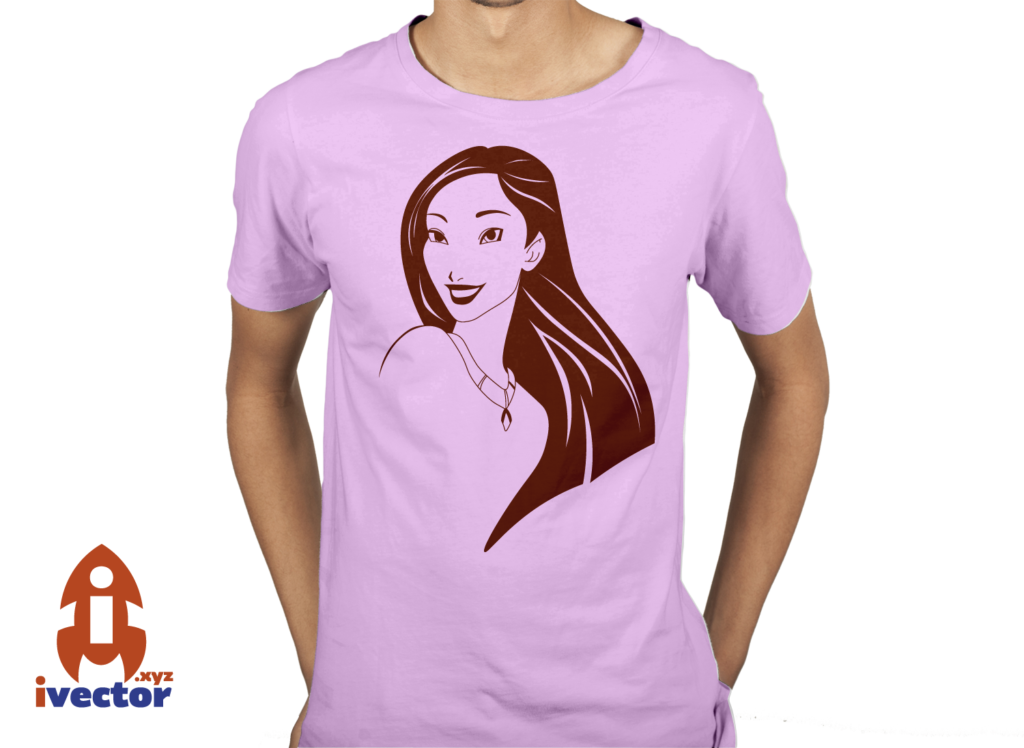 pricesa-pocahontas-vector-vinil-2-1024x748 Princesa Pocahontas Corte Vinil Vector