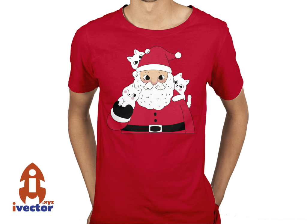 rojo-1-1024x748 Vector de Santa Claus, Navidad