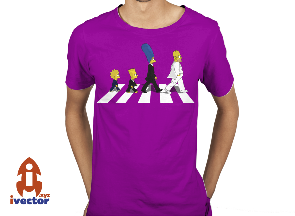 simpson-the-beatles-playera4-1024x748 The Simpson personajes The Beatles vector Eps