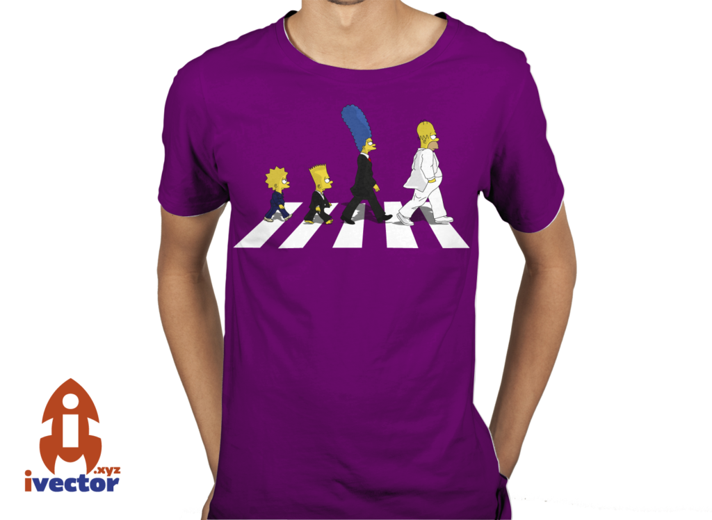 simpson-the-beatles-playera5-1024x748 The Simpson personajes The Beatles vector Eps