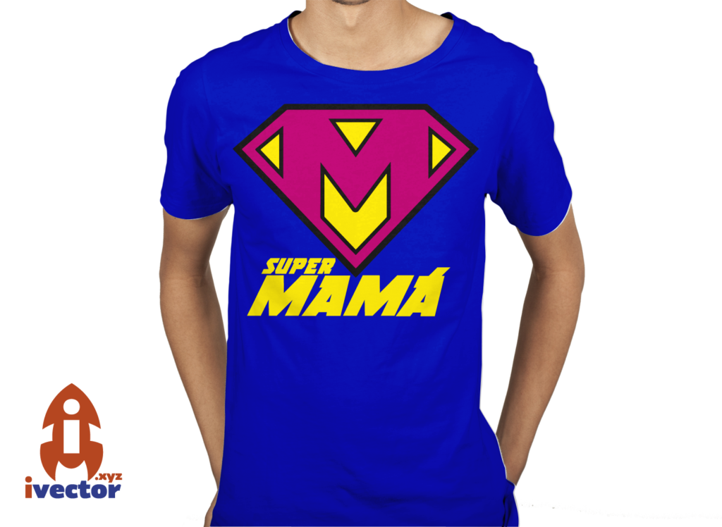 super-mama-playera-2-1024x748 Super Mamá logo Vector corte vinil Eps PDF