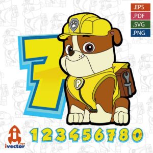 PLAYERA-CUMPLEANOS-PAW-PATROL-AMARILLO-EDITABLE-EPS-PDF-SVG-01-300x300 VECTORES Y RECURSOS