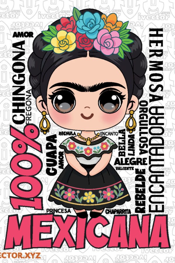 100-Mexicana-–-Munequita-Mexicana-con-Flores-y-Tradicion_Mesa-de-trabajo-1-600x900 VECTORES Y RECURSOS