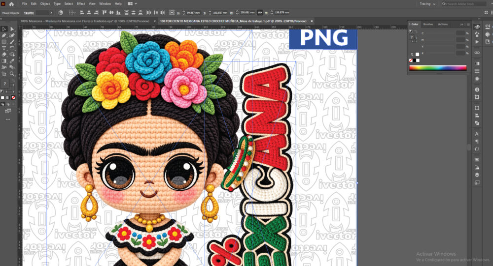100-POR-CIENTO-MEXICANA-ESTILO-CROCHET-MUNECA_Mesa-de-trabajo-2 Muñeca Mexicana Estilo Crochet – Recurso PNG para Diseño y Estampado