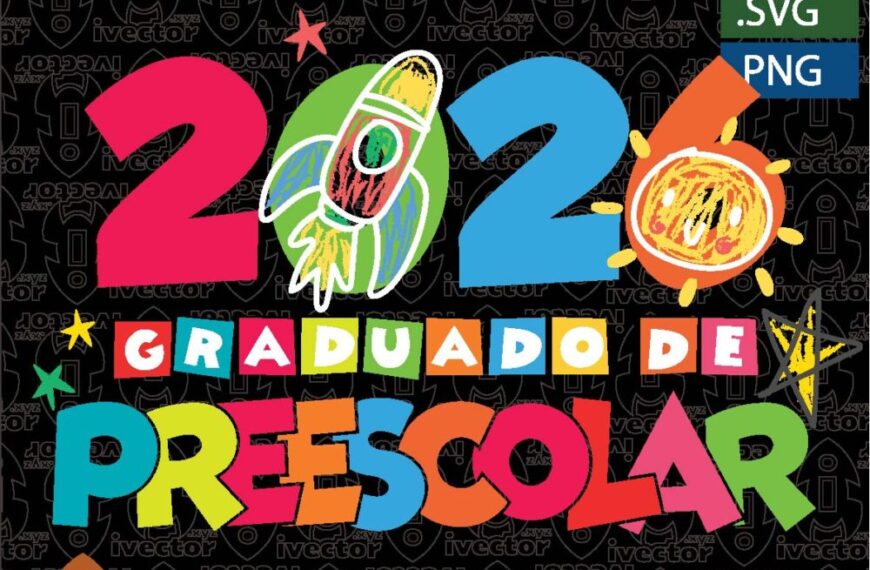 2024 GRADUADO PREESCOLAR VECTOR EDITABLE