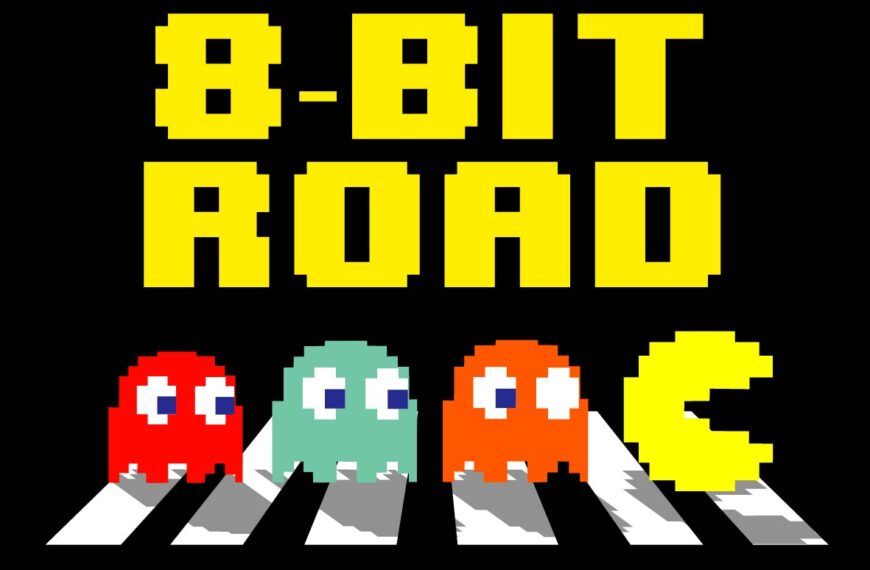 PACMAN 6 BITS ROAD THE BEATLES VECTOR EPS PDF