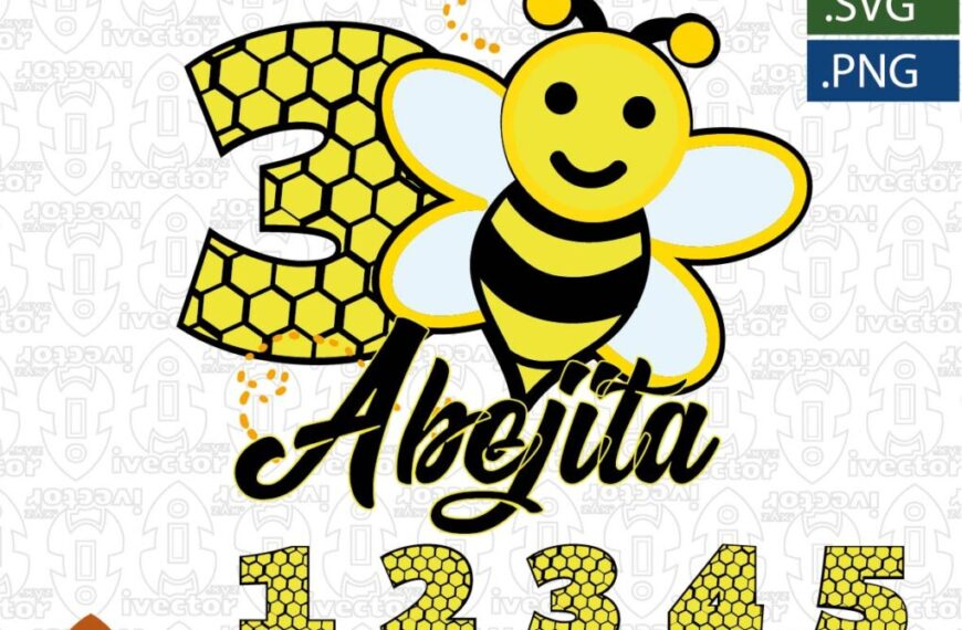 ABEJITA CUMPLEAÑOS EDITABLE EPS PDF VECTOR