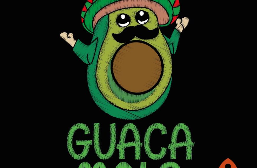 AGUACATE GUACAMOLE MARIACHI MEXICANO EDITABLE EPS PDF