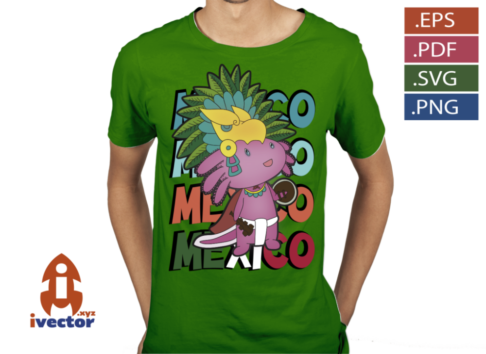AJOLOTE-MEXICO-VECTOR-EDITABLE-EPS-p2 AJOLOTE MEXICO VECTOR EDITABLE EPS
