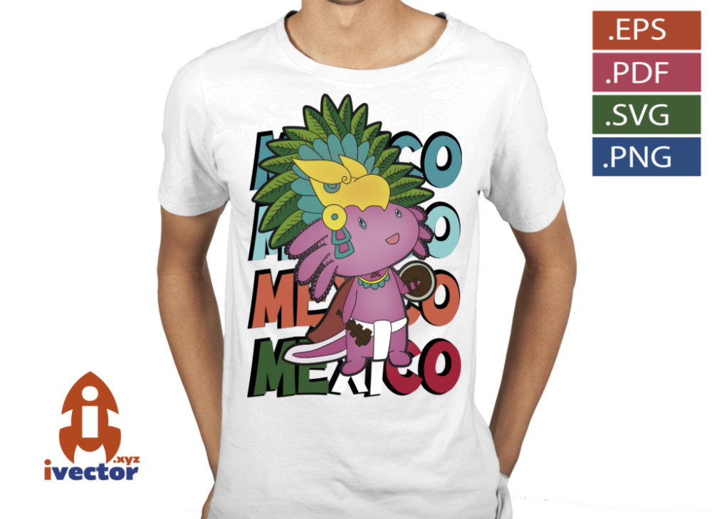 AJOLOTE-MEXICO-VECTOR-EDITABLE-EPS-p3 AJOLOTE MEXICO VECTOR EDITABLE EPS