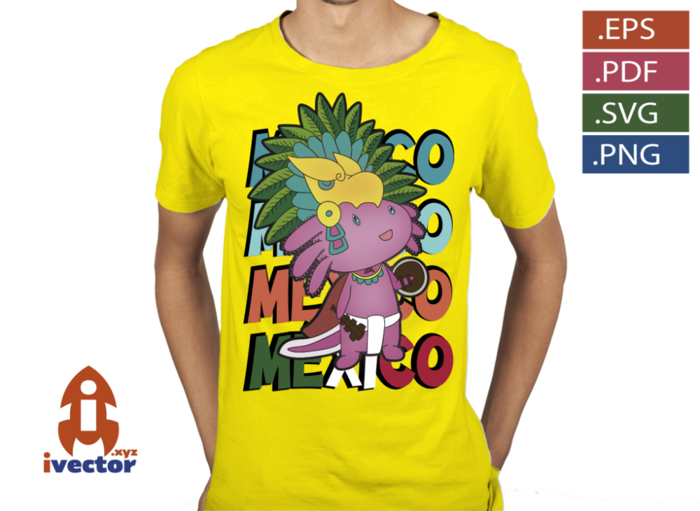 AJOLOTE-MEXICO-VECTOR-EDITABLE-EPS-p4 AJOLOTE MEXICO VECTOR EDITABLE EPS