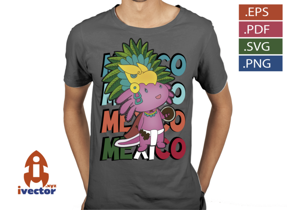 AJOLOTE-MEXICO-VECTOR-EDITABLE-EPS-p5 AJOLOTE MEXICO VECTOR EDITABLE EPS