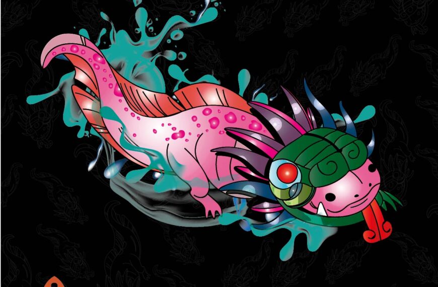 AJOLOTE SERPIENTE EMPLUMADA VECTOR MEXICANO EPS PDF