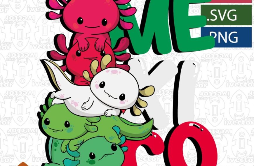 AJOLOTES MEXICO VECTOR EDITABLE
