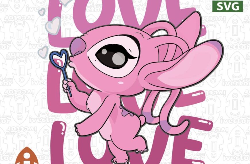ANGEL STITCH VECTOR LOVE LETRAS EPS PDF