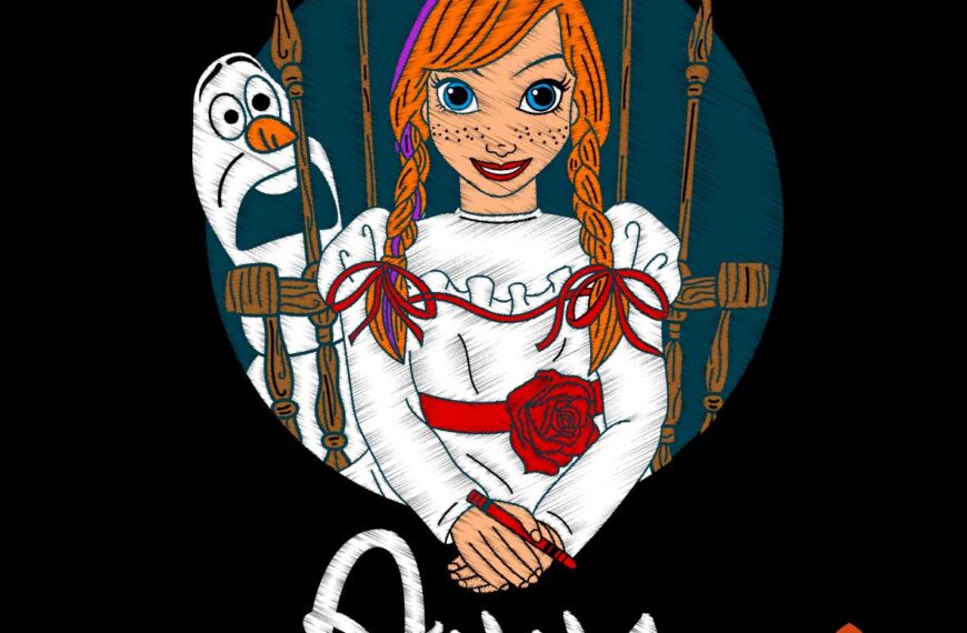ANNA FROZEN DISFRAZ HALLOWEEN BORDADO EDITABLE