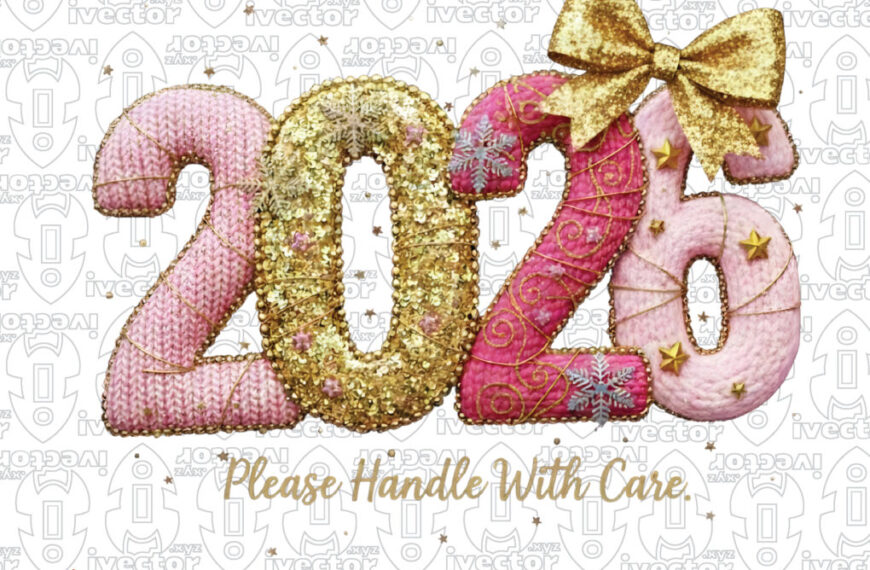 AÑO 2026 ROSA ESTILO CROCHET