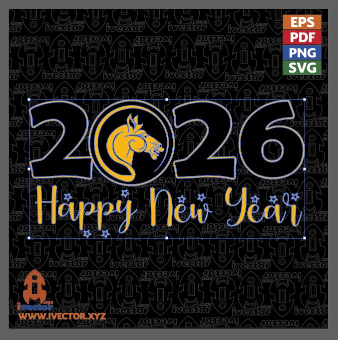 ANO-NUEVO-CHINO-2026-CABALLO-DE-FUEGO-P1 HAPPY NEW YEAR 2026 CABALLO DE FUEGO AÑO CHINO VECTOR