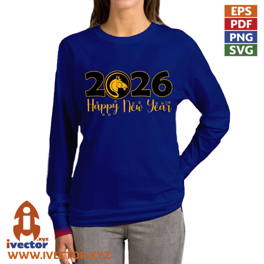 ANO-NUEVO-CHINO-2026-CABALLO-DE-FUEGO-P4 HAPPY NEW YEAR 2026 CABALLO DE FUEGO AÑO CHINO VECTOR