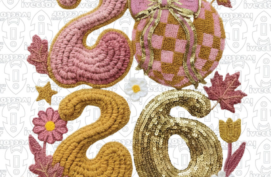 AÑO NUEVO CROCHET 2026, ESFERA TREVOL
