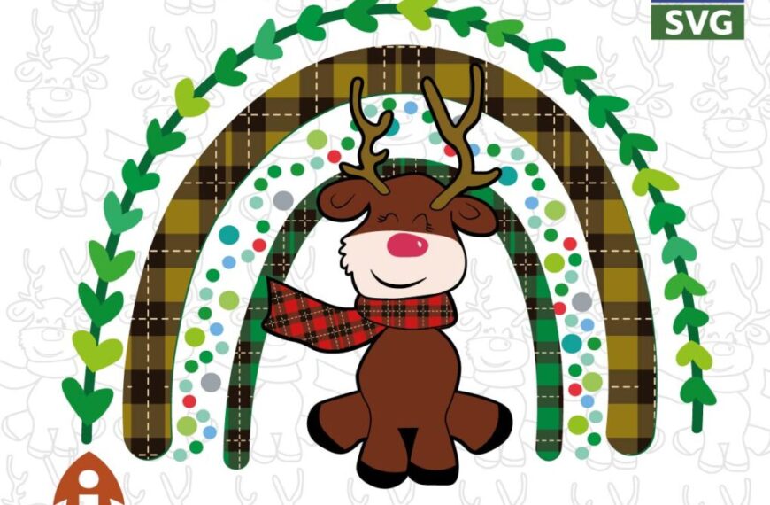ARCO RENO NAVIDEÑO VECTOR EDITABLE EPS PDF SVG