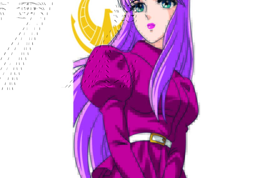 ATHENA CABALLEROS DEL ZODIACO VECTOR