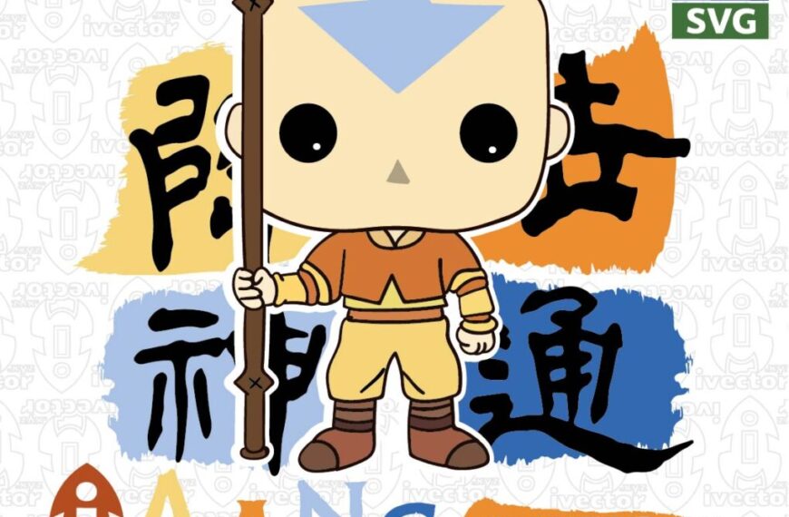 AVATAR AANG FUNKO VECTOR EDITABLE EPS PDF