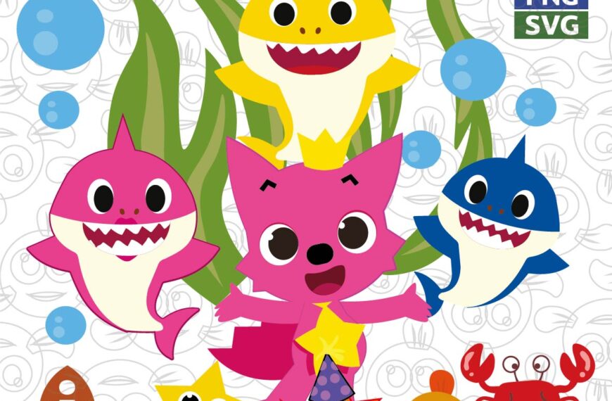 BABY SHARK PERSONAJES VECTOR EPS PDF