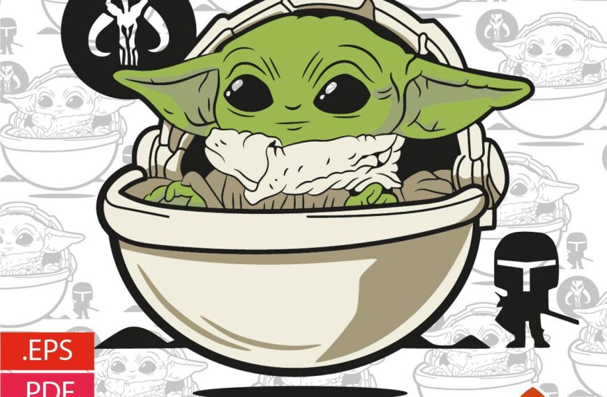 BABY YODA FUNKO VECTOR EDITABLE EPS PDF
