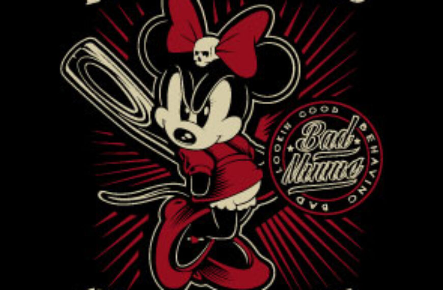 BAD MINNIE DISNEY VECTOR EDITABLE EPS PDF