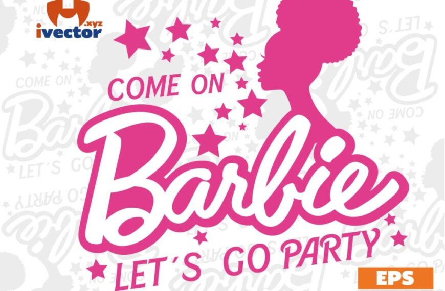 BARBIE MUÑECA VECTOR AFRO EPS PDF EDITABLE