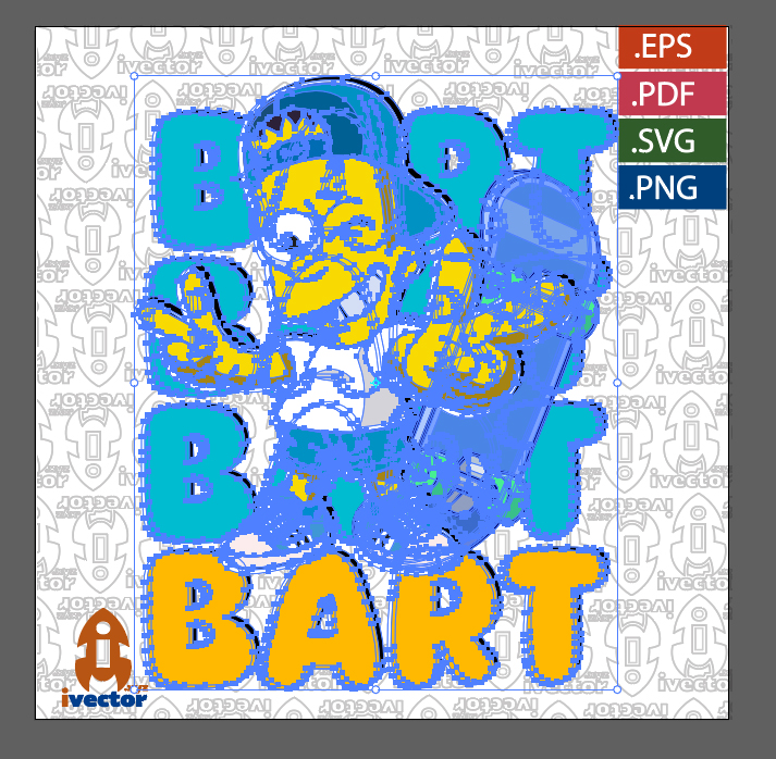 BART-SIMSON-VECTOR-EDITABLE-EPS-PDF_1 BART SIMSON VECTOR EDITABLE EPS PDF